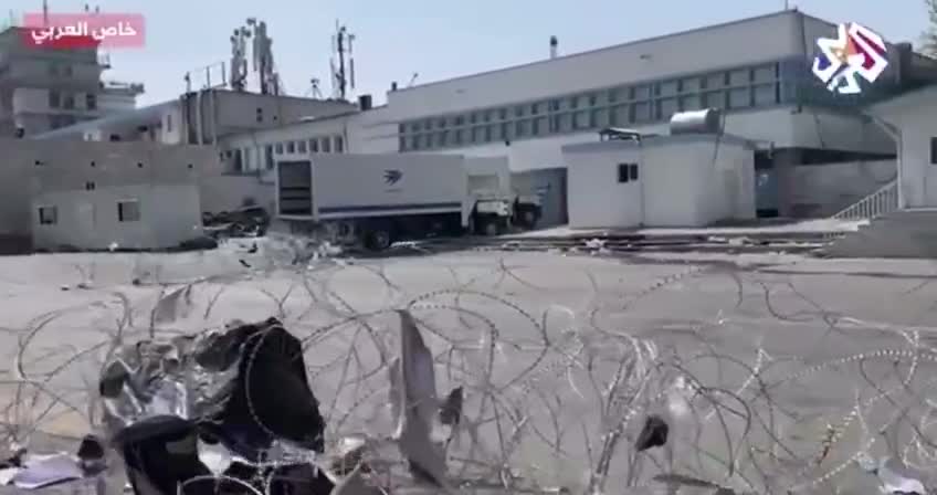 Kabul airport after the departure of U.S. forces.