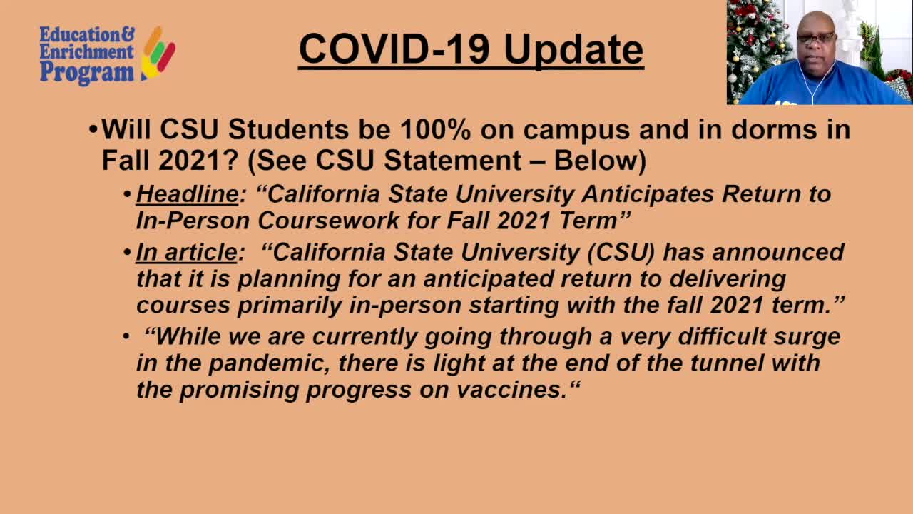 COVID-19 & College Enrollment