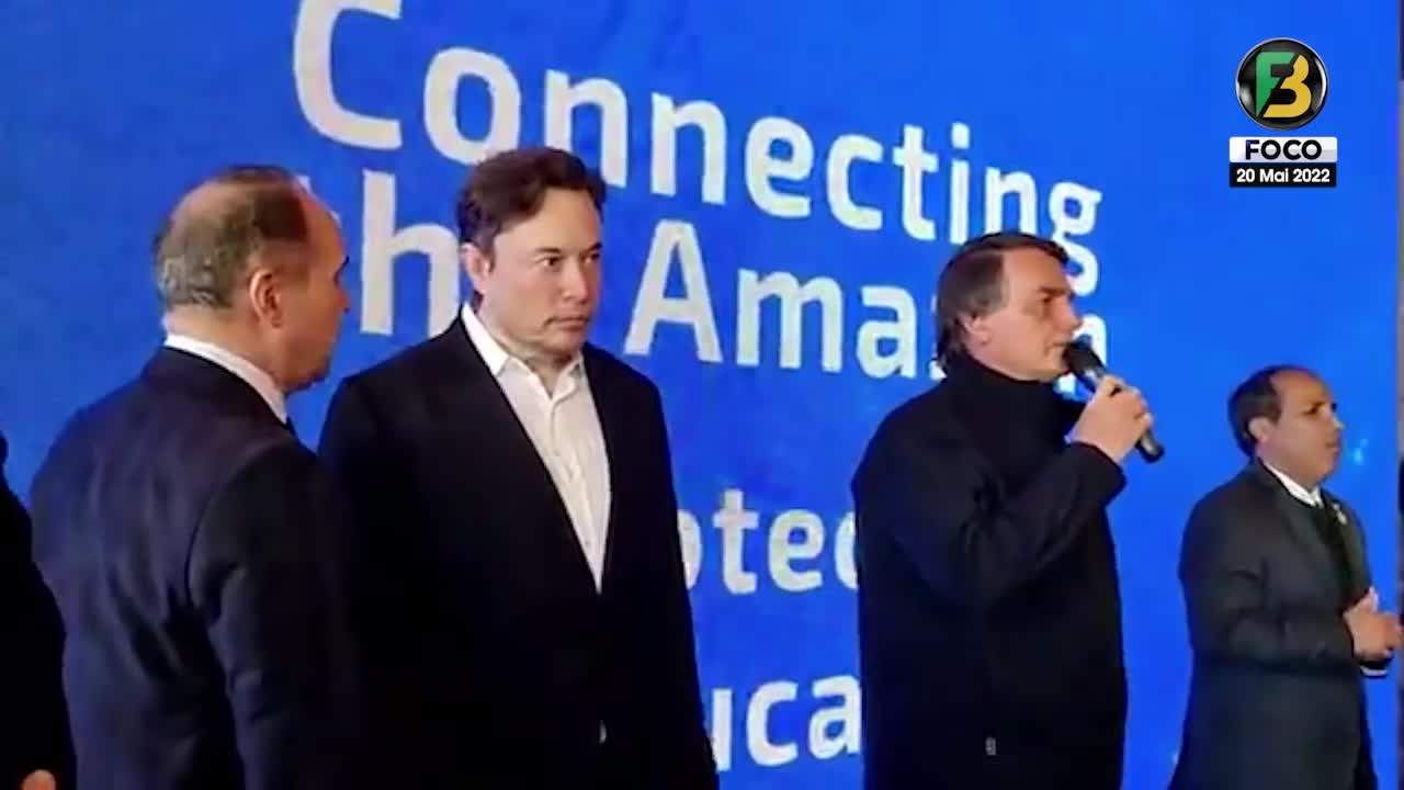 AGORA! Bolsonaro e Musk falam sobre cooperações no Brasil