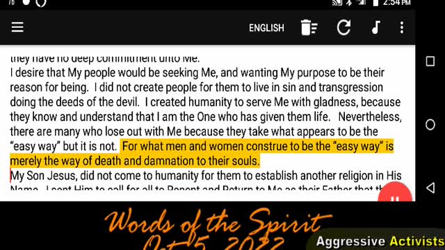 BREEDING GROUND FOR DEMONS_Words of the Spirit-Oct 5 2022