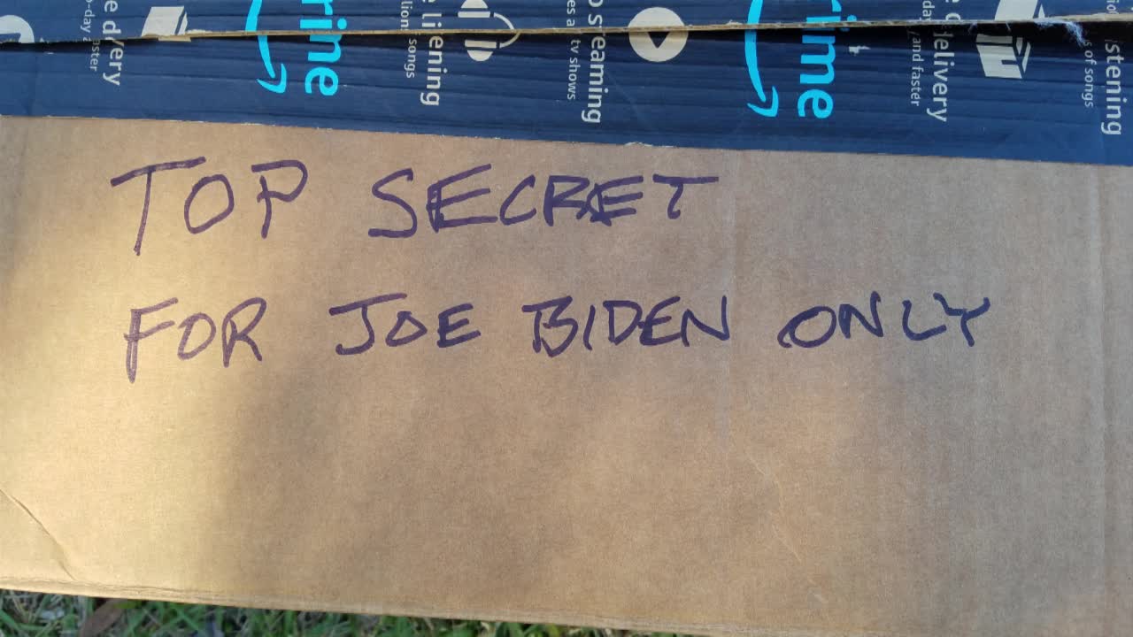 Breaking news: Another stash of Joe Biden's secret evidence found in Lake County, FL by blogger.