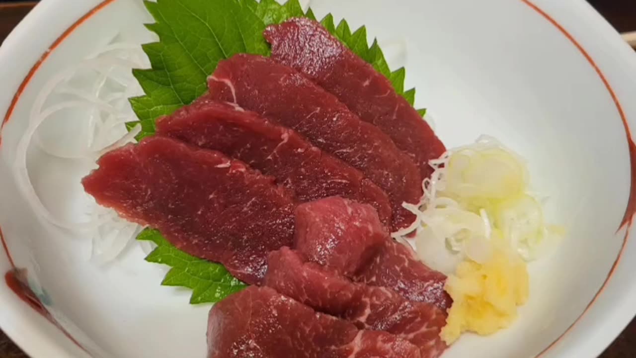 Food we ate during our trip (Includes Horse Sashimi)