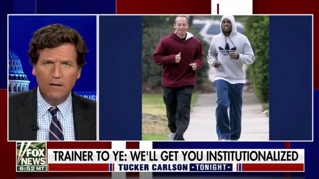 Tucker Carlson discusses the threats allegedly sent to Kanye West by his trainer.