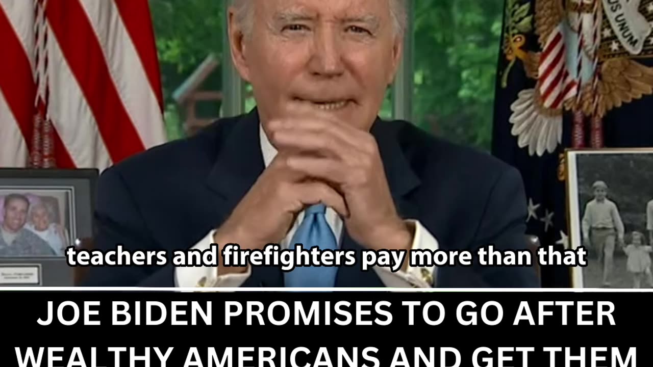 I get the feeling he isn't just stopping at "The Rich"...