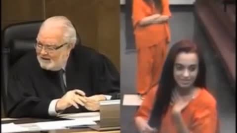 GIRL CURSING AT THE JUDGE MULTIPLE TIMES JUST ADDS TO MORE TIME IN JAIL