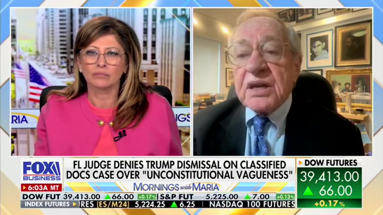 Dershowitz: Investigate Alvin Bragg For Bringing 'Made-Up Case' Against Trump.