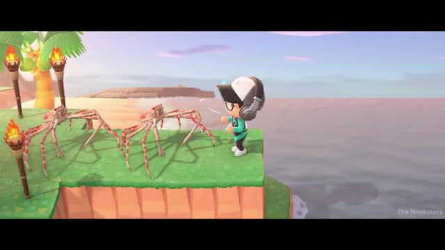 Crab Rave but it's a Spider Crab Invasion in Animal Crossing_Cut