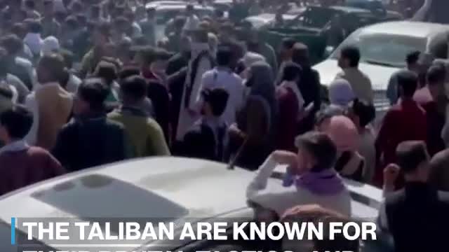 Afghans fearing for their lives overran Kabul’s airport.