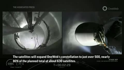 SpaceX gives rival’s internet satellites ride to orbit
