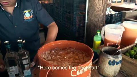 We survived Mexico's CRAZIEST drink (Cantaritos El Guero //Tequila Jalisco, ')