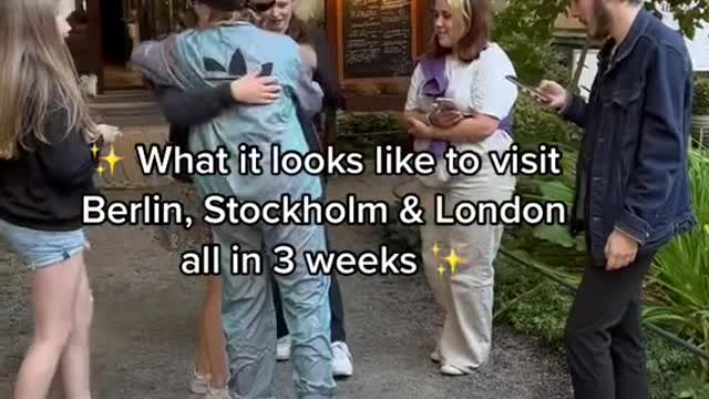 Berlin, Stockholm & London DONE. Now to the US π³πΊπΈ