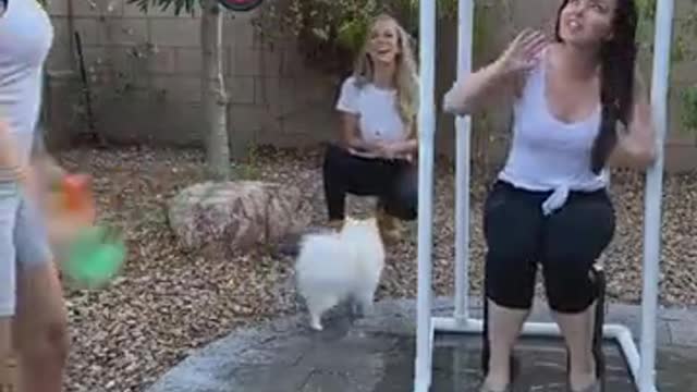 She got SO WET!