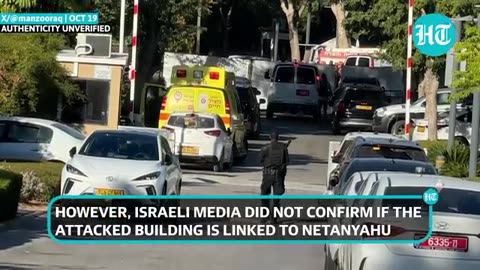 Isreal couldn't stop drone Netanyahu house burning