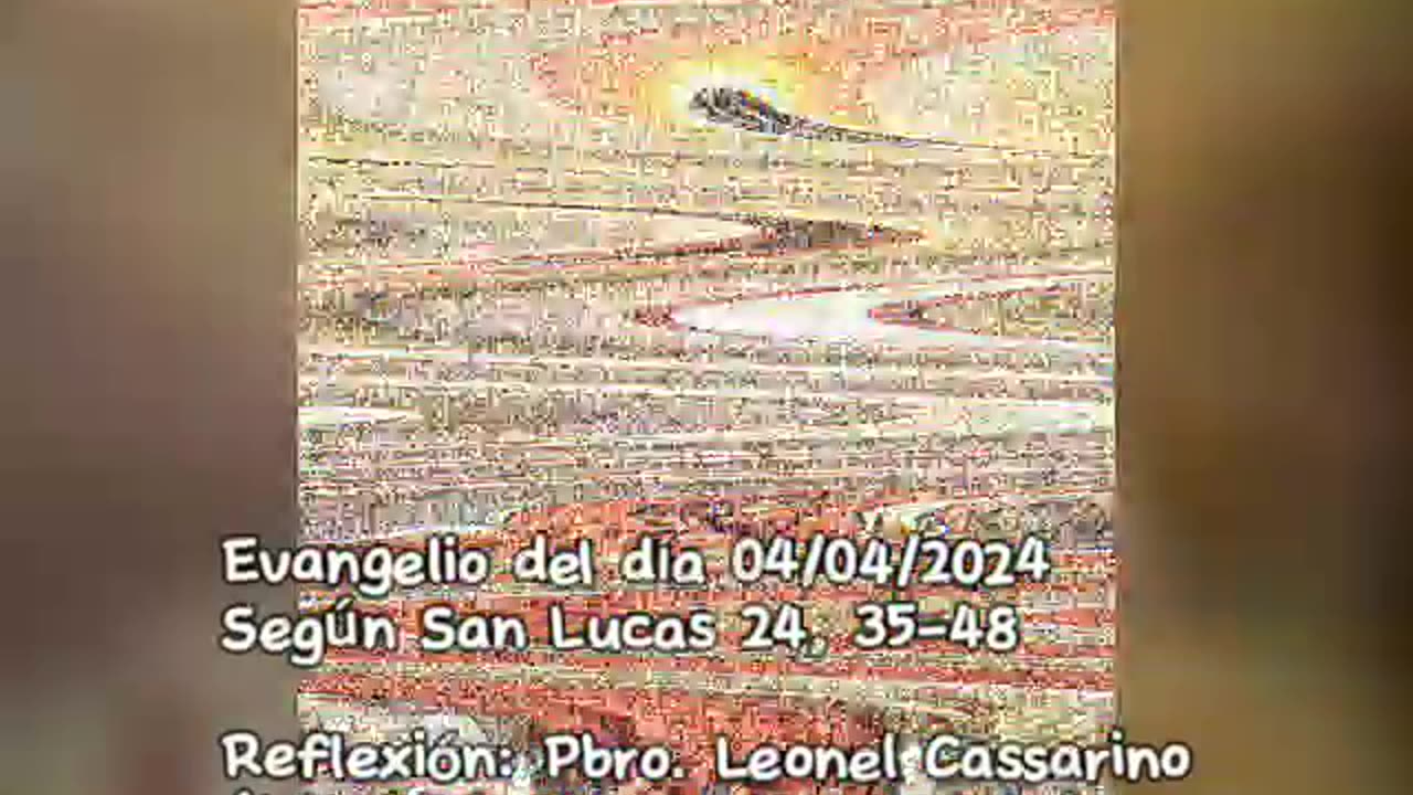 Evangelio del día 04/04/2024 según San Lucas 24,