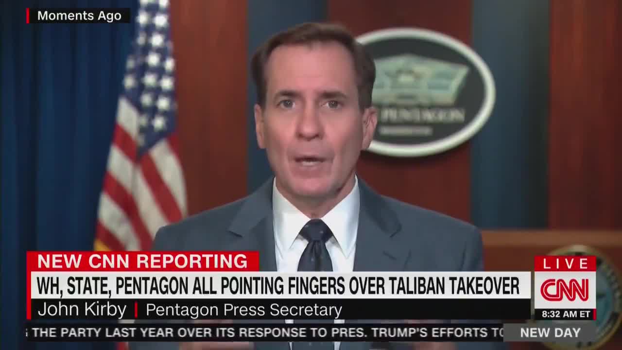 DOD Spokesman Does Not Know How Many Americans are Trapped in Afghanistan