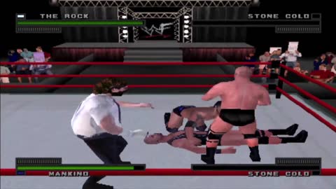 WWF Attitude PS1: Tornado match #1