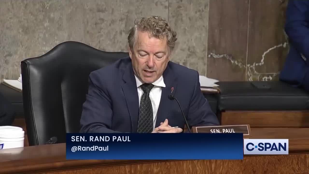 Rand Paul calls out Anthony Fauci for his duplicity over the coronavirus pandemic