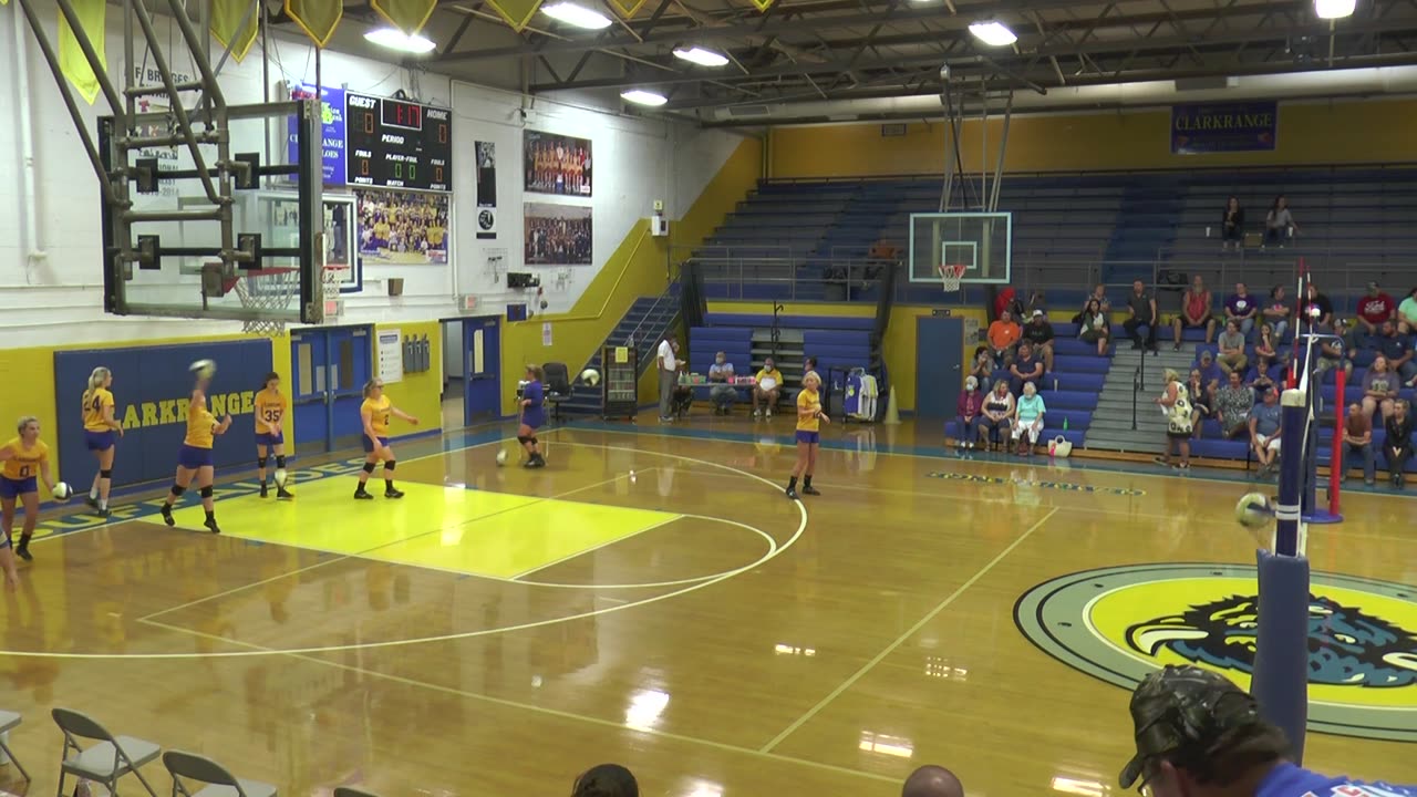 Clarkrange Volleyball Game 9/15/20