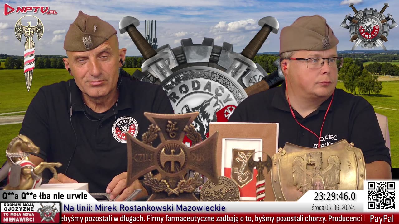 Qa Qe łba nie urwie Śr. 5.06.2024r. Wojciech Olszański, Marcin Osadowski NPTV.pl Rodacy Kamraci