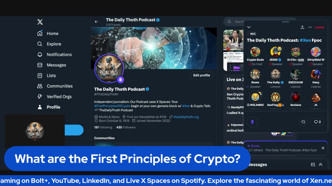 Xen #Crypto Talk: The Daily Thoth Podcast