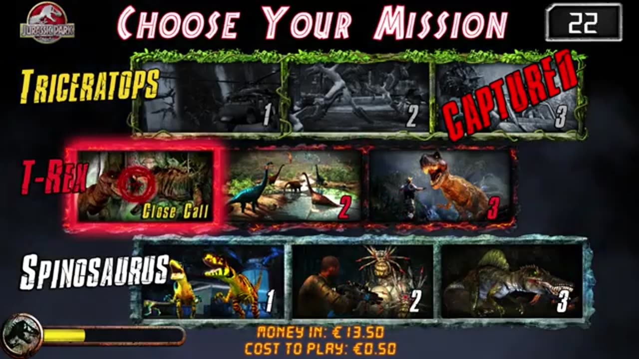 Jurassic Park Arcade - FULL Playthrough