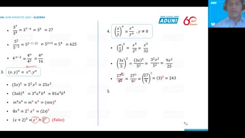 SM Semana 02 Álgebra