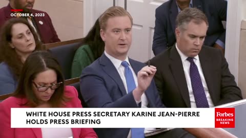 MUST WATCH- WHITE HOUSE ASKED POINT BLANK IF IT IS CONCERNED WITH 'THE POSSIBILITY OF SPEAKER TRUMP'