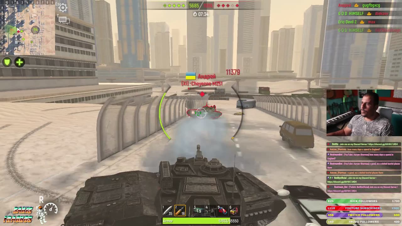 🎮 GodGamer plays War Of Tanks 17-10 || 📡 !TTS !MEMES / #GODGAMER #SUBSCRIBE #TIP #FOLLOW