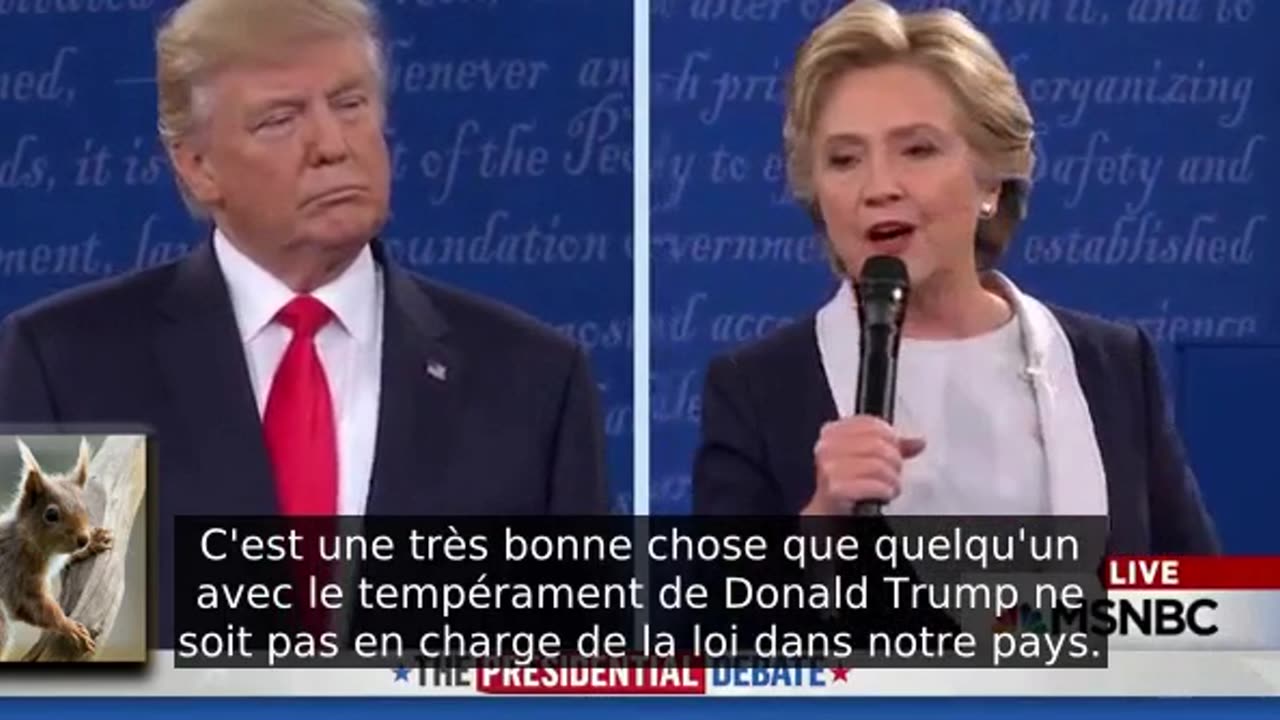 ▶ EXTRAITS-RQ (9 juin 24) : Trump s'adressant à Hillary Clinton... Because you'll be in jail...