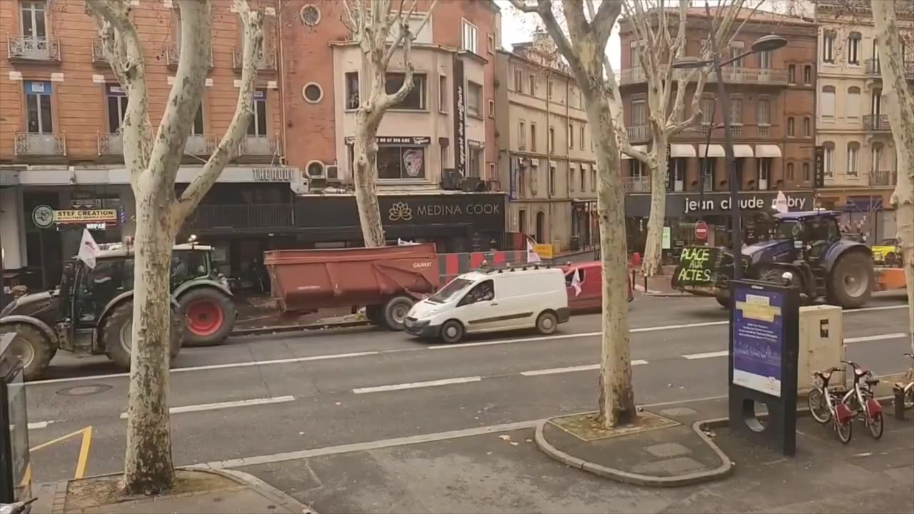 French Farmers Protest: Toulouse, France