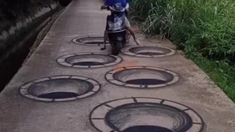 3D Painting on the Road