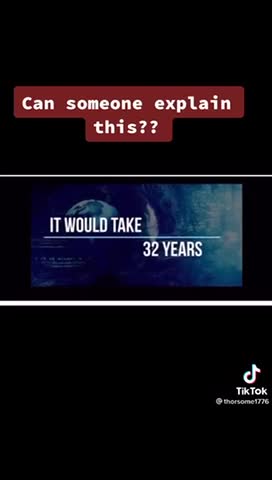 It would take 32 years to make 1 billion doses - explain this!