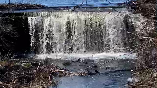 Beauty of waterfall