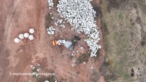 Ruzzia tries to build the defence line near to Avdiivka.