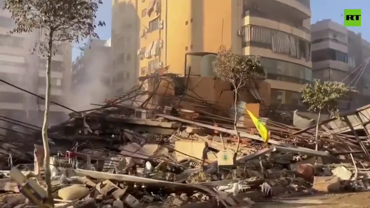 Beirut’s suburb left in ruins after Israel airstruck Hezbollah stronghold