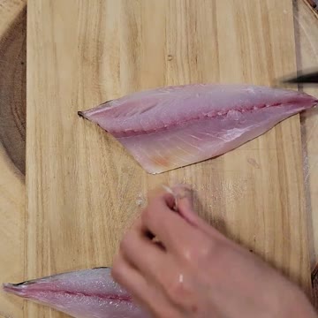 How to make Japanese horse mackerel sushi AJI