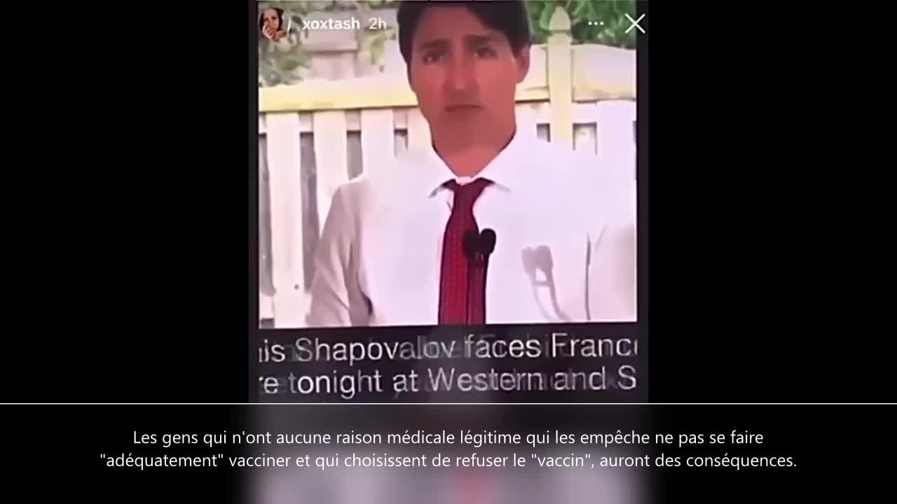 Menaces de Trudeau