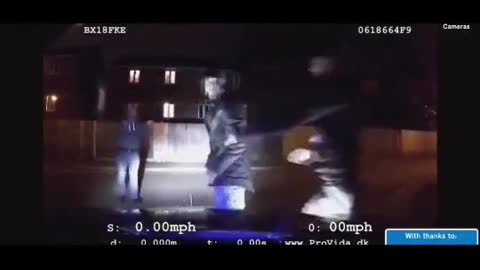 Ran into the police-video recorder