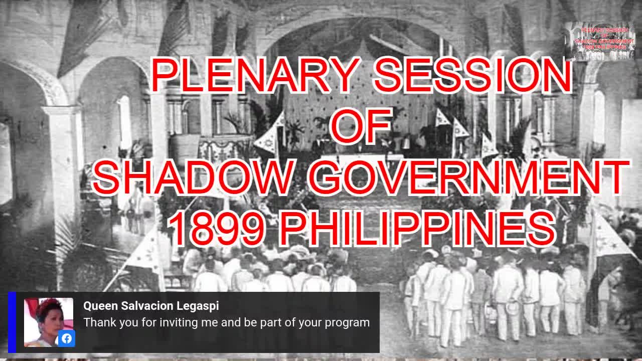 SEPT. 18, 2021-PLENARY SESSION OF 1899 SHADOW HOUSE OF REPRESENTATIVES OF THE PHILIPPINES