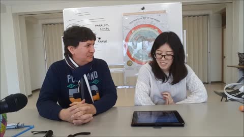 Talking FLAT EARTH with a Japanese Woman