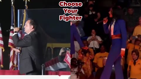 The contrast between Trump rally vs Kamala musical performances