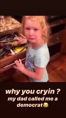 Daddy called me a Democrat