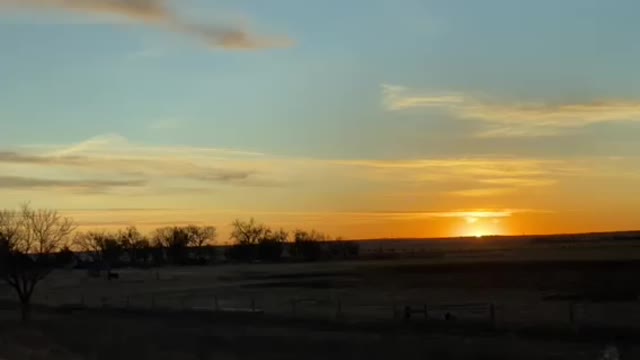 Beautiful Sunrise in Nebraska