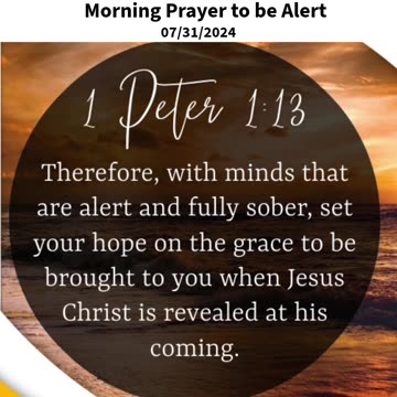 Morning Prayer to be Alert #youtubeshorts #grace #jesus #mercy #faith #fyp #bless #love #trust #joy