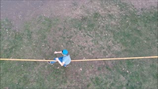 Slackline in Santiago, Chile