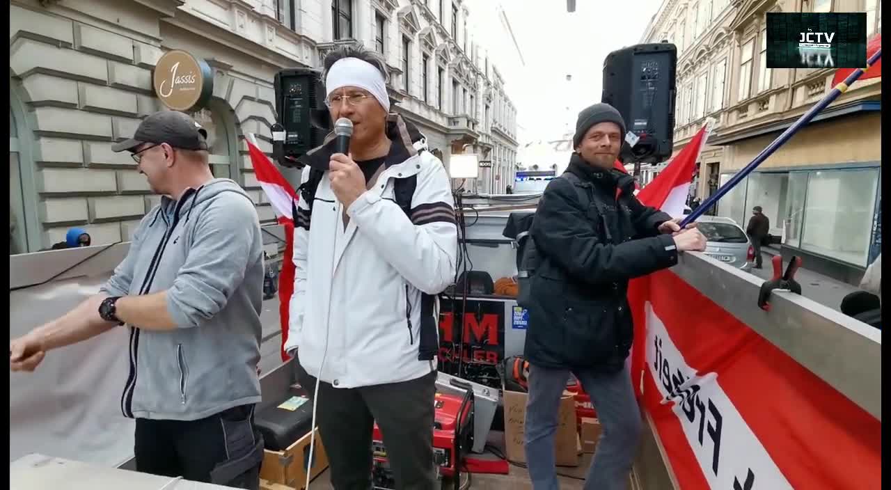 JCTV: Demo/Spaziergang Graz zeigt Gesicht 22 01