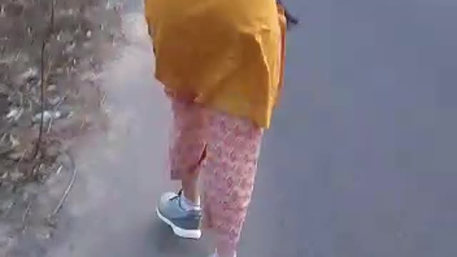 Funny jogging