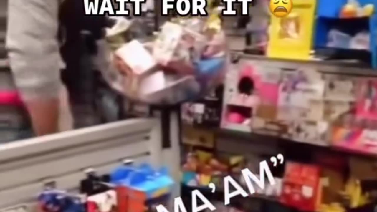 Delusional "woman" gets harassed in convenience store