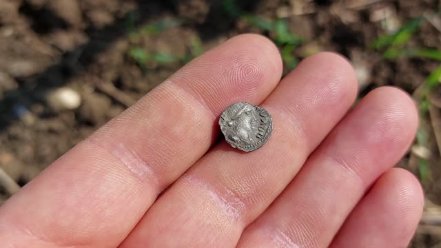 Finding a 2000 year old celtic coin