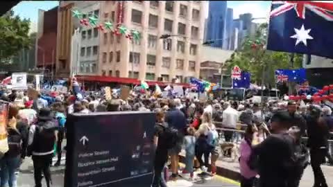 ❗Nur Footage - Melbourne Demo vom vom 20.11.2021❗
